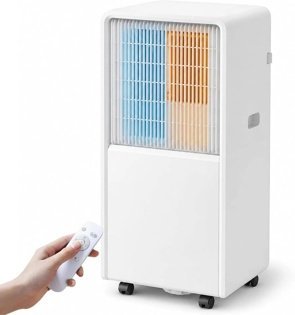 LCAIHONG Ar condicionado 24H, classe E, temporizador, para divisões até 35m2, ar condicionado móvel Reversível 14000 BTU Frio + Frio, comando à distância