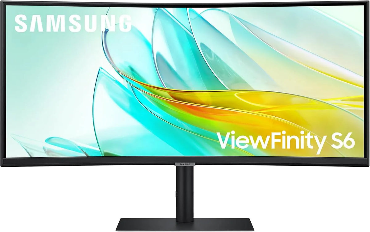 Samsung S65UC LS34C652UAUxEN Monitor, 3440 × 1440, 5 ms, 100 Hz, LAN, WQHD, laje VA, USB, ecrã PC, 90W, interruptor KVM, 5ms, inclinável, orientable