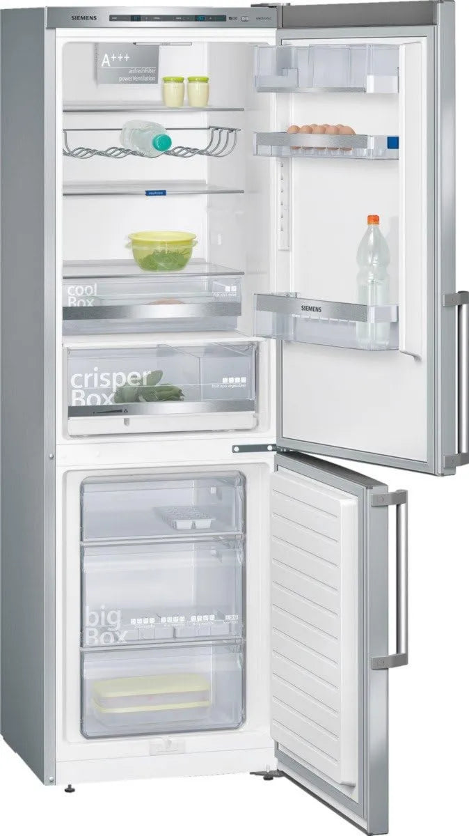 SIEMENS KG36EMI41 kg, 24h Congelador, 304 L, 38 dB, standalone, congelador armário, SN-T, 14 kg, prateado