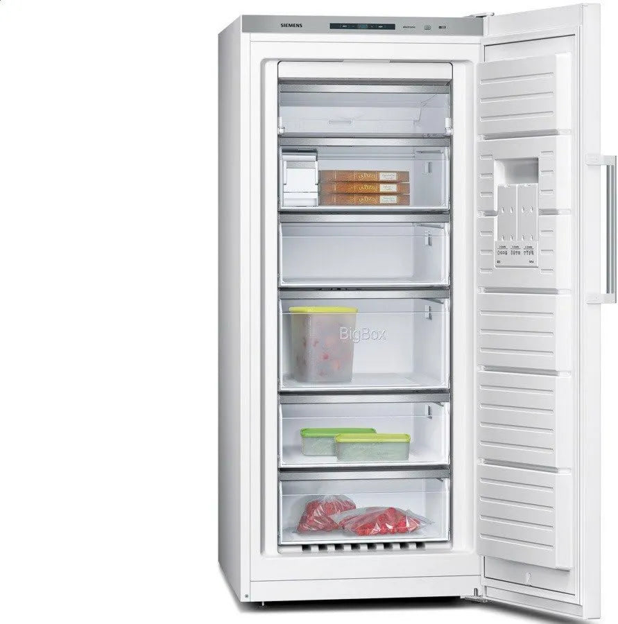 SIEMENS GS51NAW40 Congelador, 286 L, No Frost, armário congelador, branco, NoFrost, MultiAirflow System, ecoPlus