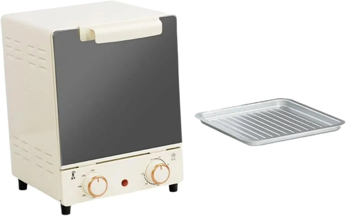 Forno de pizza elétrica, compacto, 3 níveis, profissional, F Fityle Mini forno de pizza elétrica comercial 3 níveis com placa de assadeira
