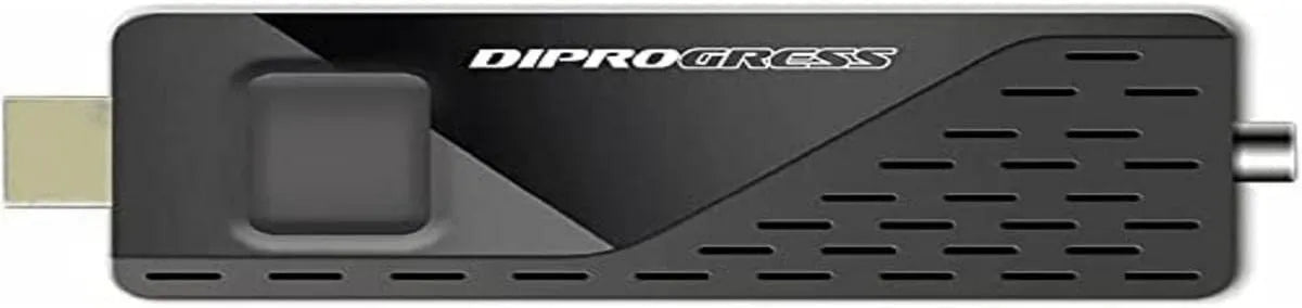 Smart TV H.265 DPT210HA, TV, HDMI, DVB-T2, preto, Decodificador Digital DIPROGRESS HDMI Stick TV DVB-T2 H.265 HVC 265 10 bits DPT210HA