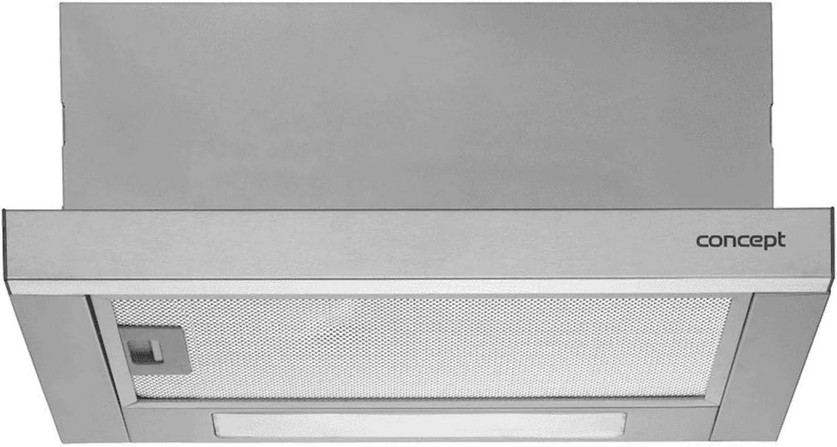 Concept Conceito OPV3150 exaustor, 50 cm, capa de cozinha, Conceito OPV3150 Capa de cozinha telescópica extensível ajuste mecânico de 50 cm