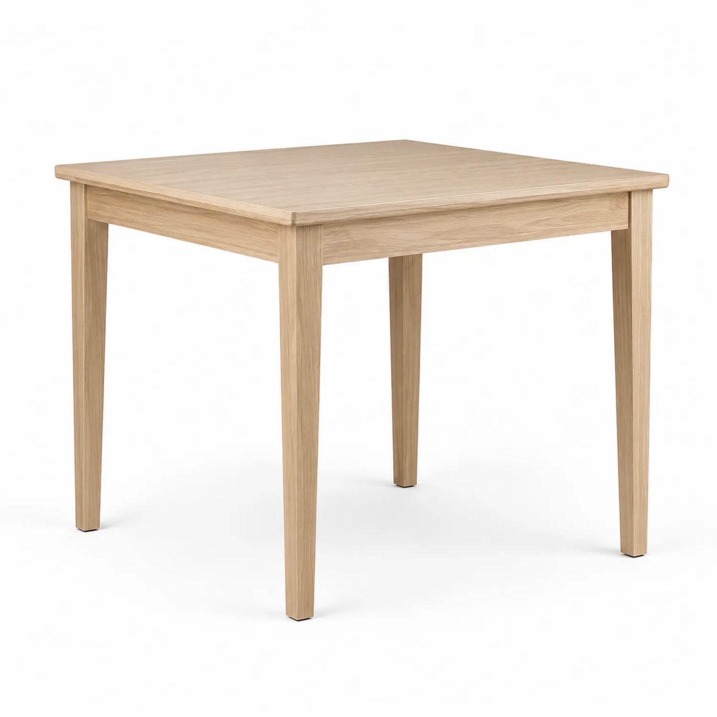 Mesa de comedor cuadrada de roble 80x80 cm