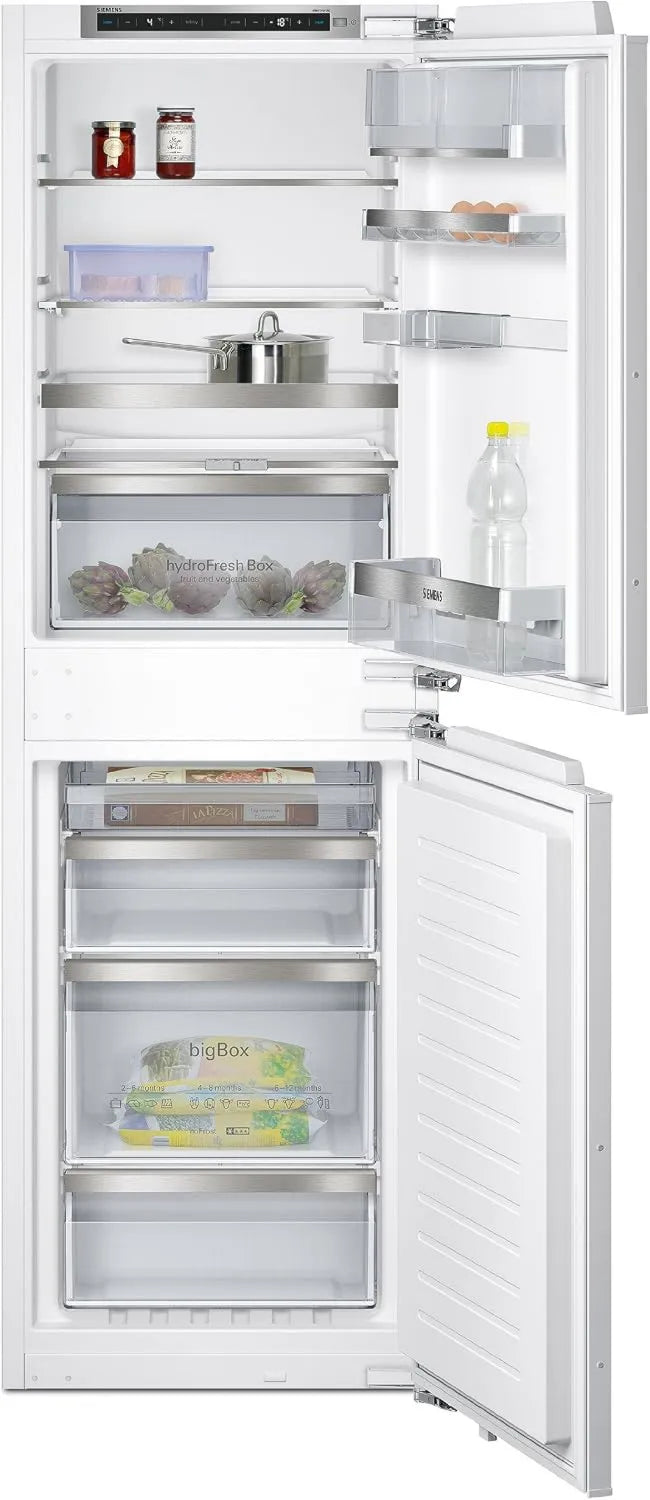 SIEMENS iQ500 KI85NAD30 Congelador, 154 L, encastrado, No Frost, armário congelador, HyperFresh Plus, noFrost, bigBox, 2 cm de altura, 92 L