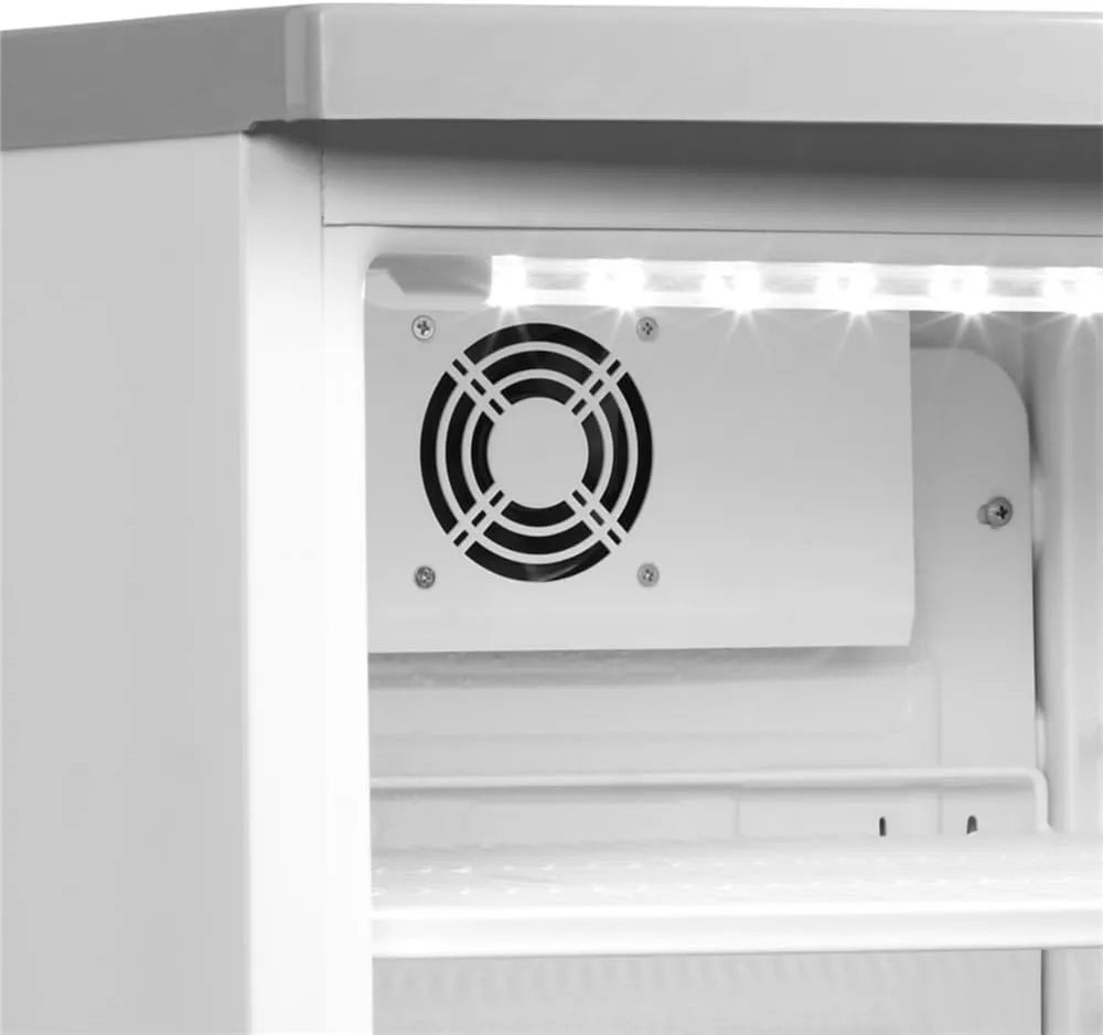 Modelo BC85, Tefcold Frigorífico Gabinete de Bebidas Branco Vitrée BC85 w, Ventilador