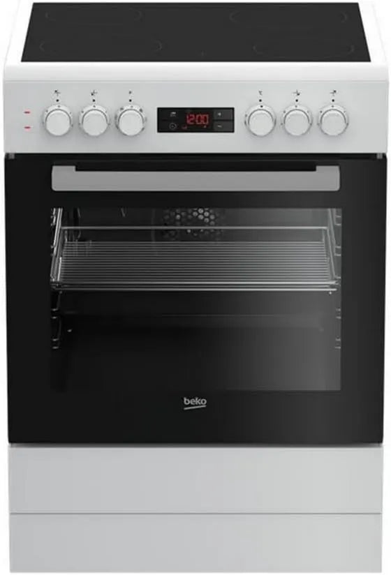Beko FBE67300WCS Fogão com forno, BEKO fogão vitrocerâmico - FBE67300WCS