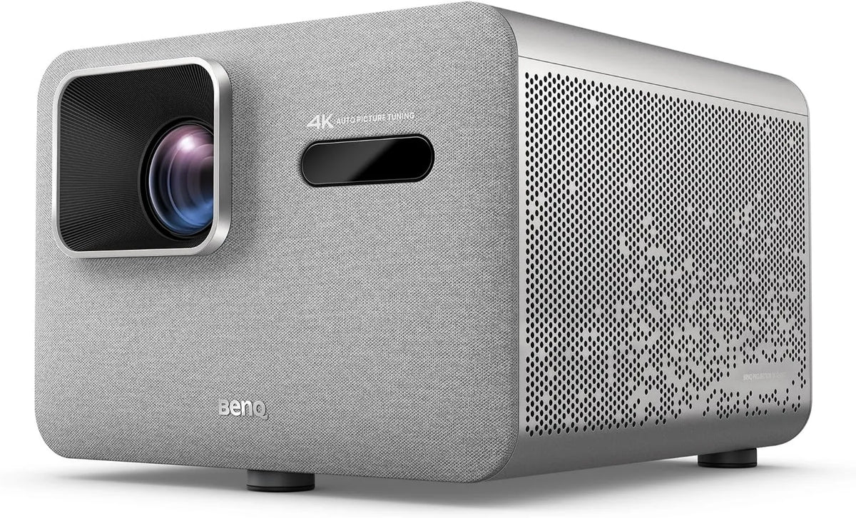 BenQ Google TK705STi Smart TV, TV, 4K UHD, HDR, Bluetooth, silencioso, cinza, 3000 lumens ANSI, HDR10+, Auto Image Fitting, Netflix