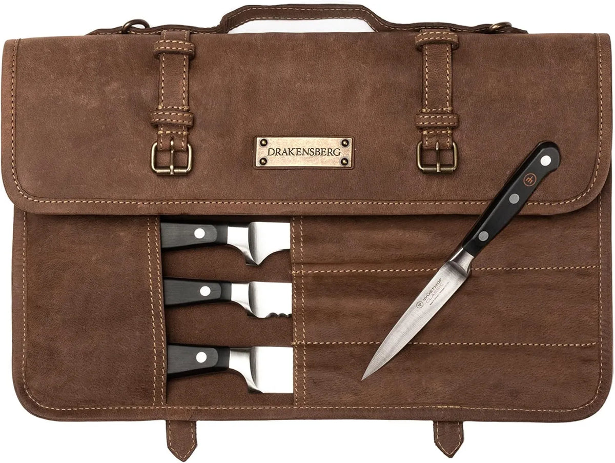 Modelo DR00388, DRAKENSBERG saco de faca 'Blade', caso universal para facas Chef Nobles, para cozinheiros profissionais, treinamento e