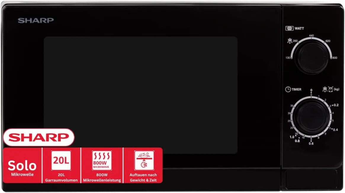 Sharp Micro-ondas R200BKW, microondas