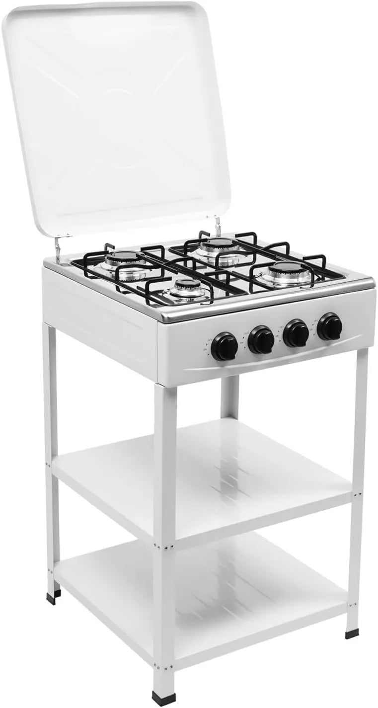 Giniania Placa de gás, portátil, camping, placa de gás, branco, 5 fogão de chama, 0 kW