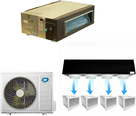 Naicon Ar condicionado R32 D.OVER24CAN, Inversor, Bomba de calor ar condicionado mod. D.OVER24CAN