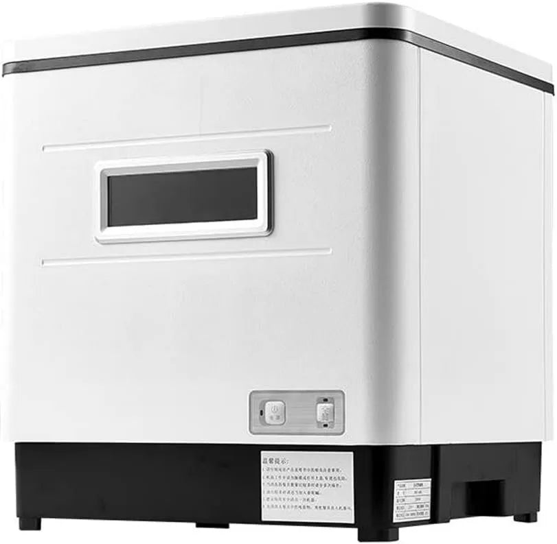 Futchoy Máquina de lavar loiça, 12 L, 1500 W, tudo encastrado, portátil, aço inoxidável, mini máquina de lavar loiça portátil - Compacto - 12 l de água necessária