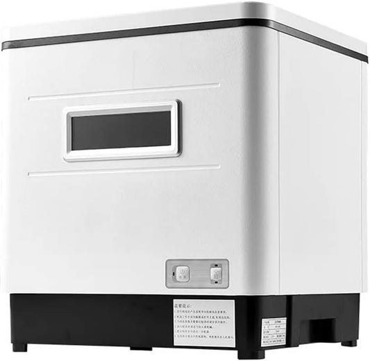 Futchoy Máquina de lavar loiça, 12 L, 1500 W, tudo encastrado, portátil, aço inoxidável, mini máquina de lavar loiça portátil - Compacto - 12 l de água necessária