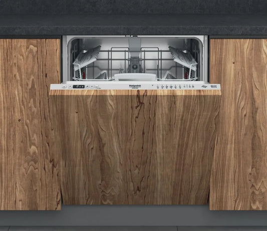 Hotpoint HIO3T141W, 60 cm, 41 dB, classe energética E, encastrado, toque, efeito 3D, zona de lavagem silenciosa, 3D