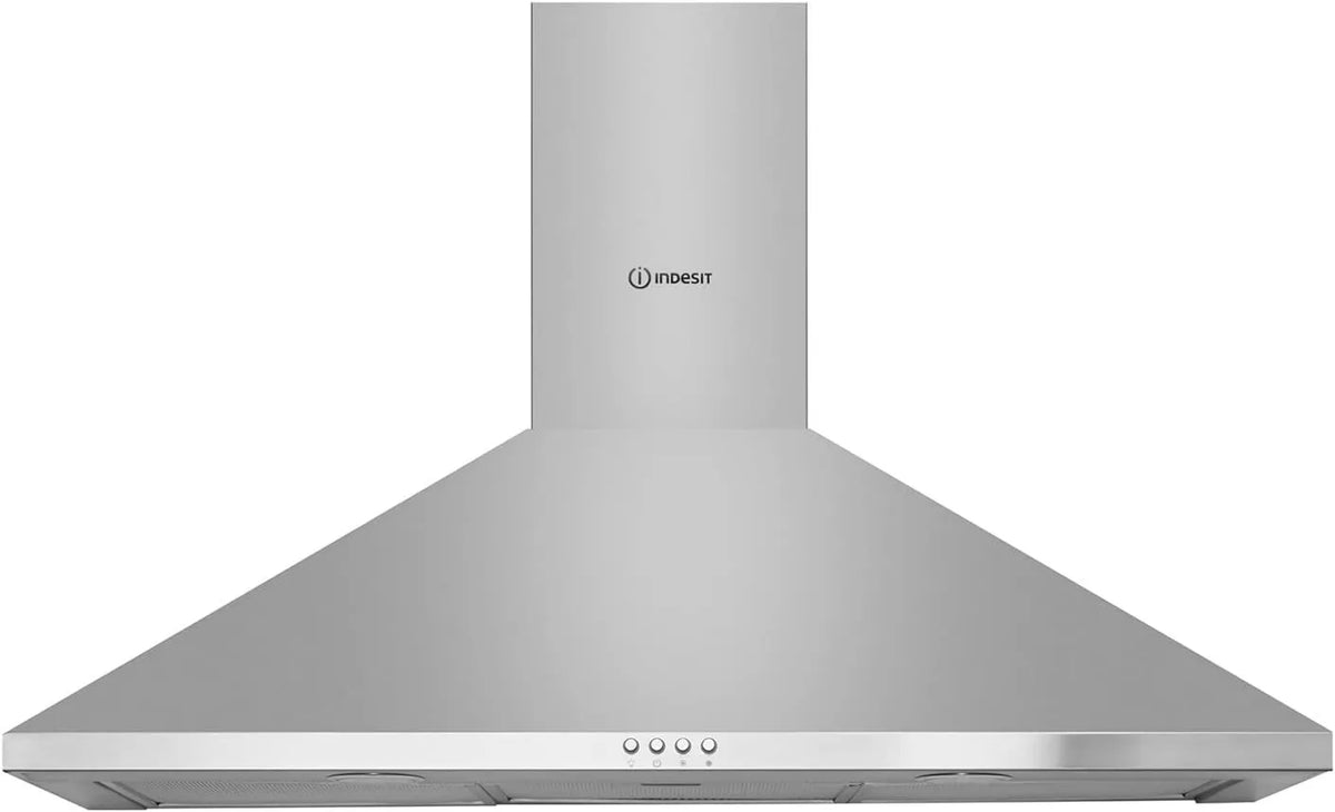 IHPC95LMx m3/h, 90 cm, capa de cozinha, instalação de parede, 47, 66, 603, Indesit IHPC95LMx exaustor decorativo de parede - exaustor de vácuo