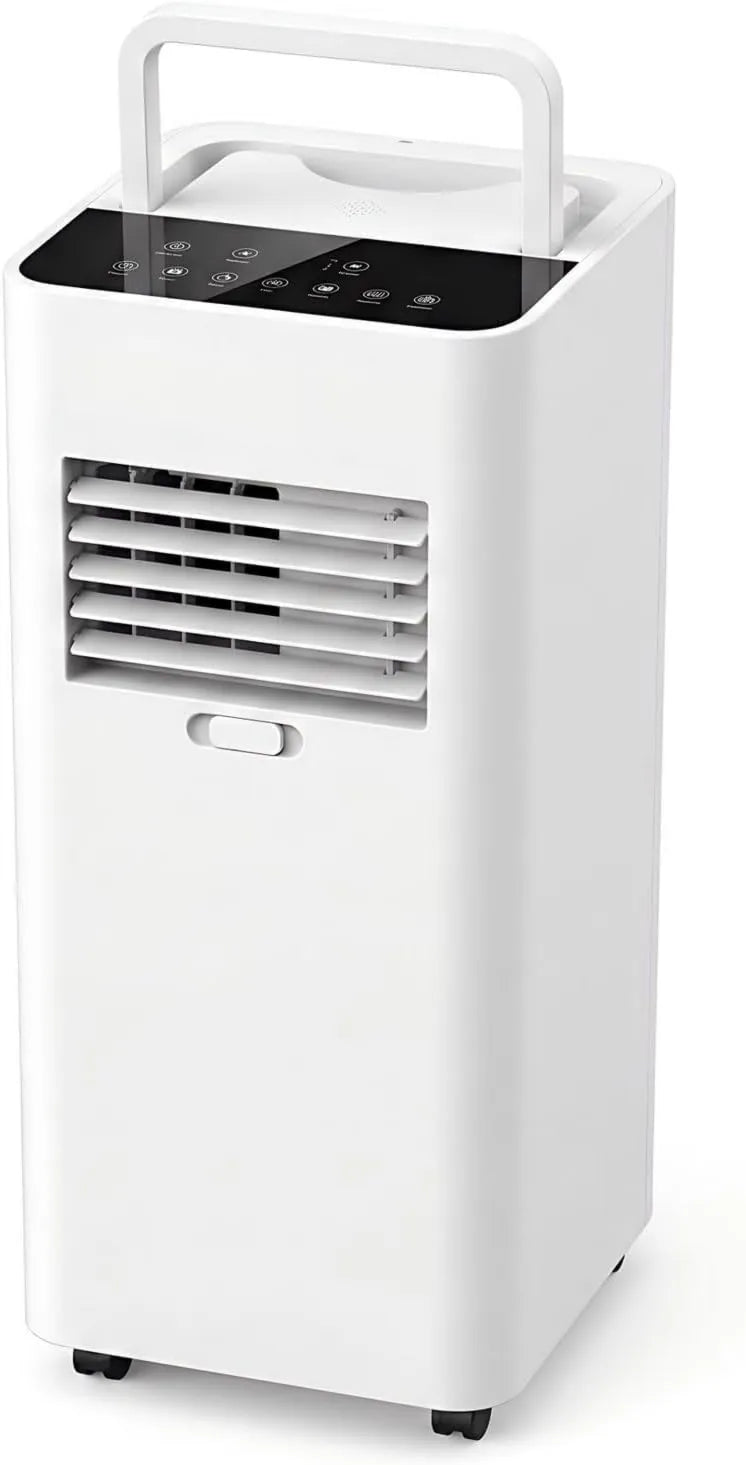 Generic Ar condicionado, portátil, Refrigeração até 700 m2, ventilador, desumidificação, modo de espera, kits de instalação para superfícies grandes