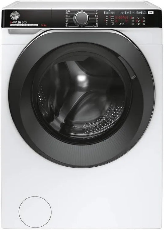 Hoover HWP414AMBC/1-S Máquina de lavar roupa, 14 kg, branco, 1400 voltas, min, min - Branco - Motor Indução