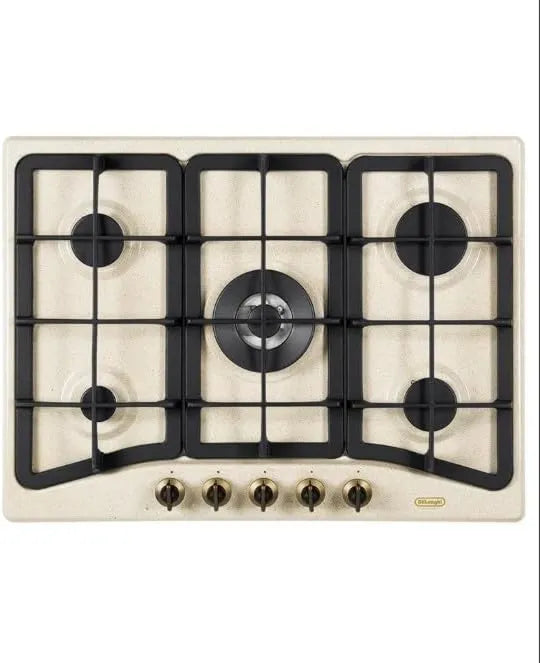De'Longhi Placa de cozinha, 70 cm, recesso, controlos dianteiros, aveia, De'Longhi AVF 57 pro Placa de cozinha incorporada 70 cm