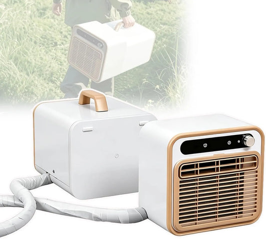 Generic Ar condicionado, 130 m3/h, portátil, temporizador, Wi-Fi, camping, unidade de ar condicionado inteligente WiFi com comando à distância, caravanas