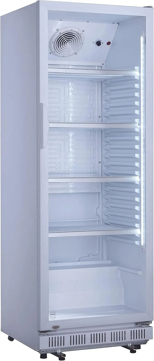 METRO Professional Frigorífico GSC2360, 347 L, 62x63.6x175.3cm, 180 W, branco, aço, vidro, plástico, METRO profissional Frigorífico de bebidas GSC2360, 347L