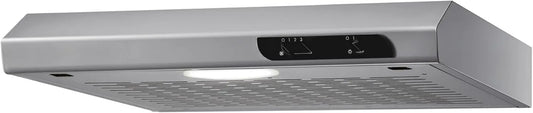 Respekta DH540IxL exaustor, 50 cm, 68 dB, capa de cozinha, encastrado, aço inoxidável, 52-68 dB, carcaça de metal com aparência de aço