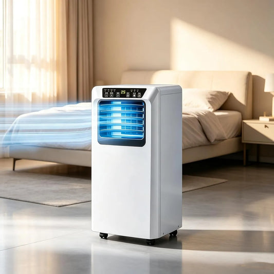 LOODIKA Desumidificador, laptop, Wi-Fi, silencioso, escritório, unidade de Wi-Fi portátil Air Pro AC 12,000 BTU com comando à distância