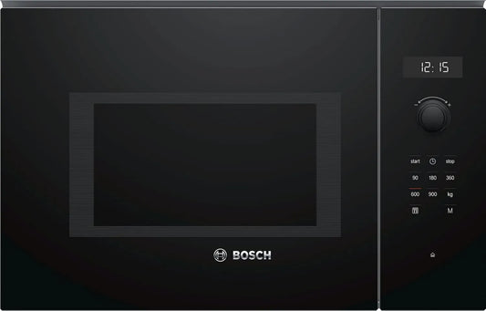 Bosch BFL554MB0 Microondas, 59 x 38 cm, 25 L, microondas, preto, 6 Série, 25 litros