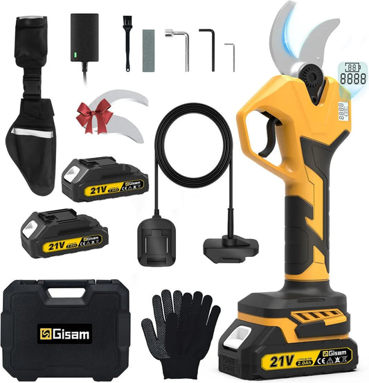highsam Modelo 1-Com 2Ah, Gisam 60MM Fiação elétrica elétrica com baterias recarregáveis e ecrã LED, Suporta o controlo de