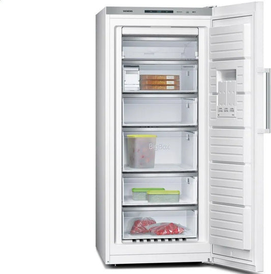 SIEMENS GS51NAW40 Congelador, 286 L, No Frost, armário congelador, branco, NoFrost, MultiAirflow System, ecoPlus