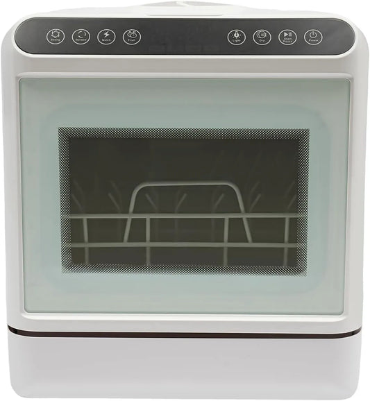 QUIOTUIR Lavadora de pratos, 1100 W, portátil, 1100 W Máquina de lavar roupa Lavadora de pratos Compact Portable Mini-lavadora Máquina de lavar roupa
