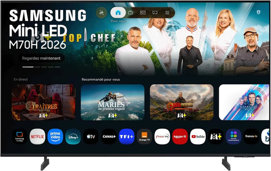 Samsung M70H Smart TV, 43 polegadas, 144 Hz, TV, 4K UHD, HDR, 2026, Pure Spectrum Color, Dynamic Sound Pack, Vision AI Companion