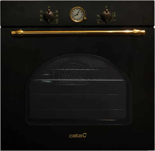CATA MRA7108WH Forno elétrico, 60 L, 7 programas, classe E, encastrado, preto