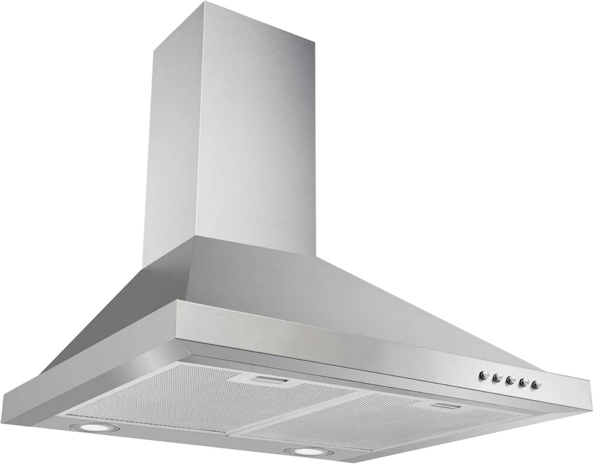 Respekta CH44078-60Ix-A, exaustor, 60 cm, capa de cozinha, aço inoxidável, 3 dB, 56-70, função de extração e reciclagem de ar