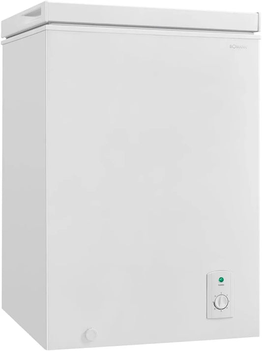 Bomann kg, 24h Congelador, 100 L, rodízios móveis, removível, armário congelador, branco, temperatura ≤ -18 °C, congelação 4, 5 kg, lâmpada