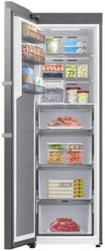 Samsung RZ70H32KETEF Congelador, 323 L, aço inoxidável, congelador, congelador guarda-roupa Samsung 323L olhar inoxidável - RZ70H32KETEF