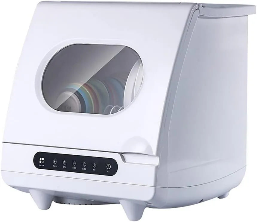 MNSSRN Máquina de lavar loiça, 1200 W, toque, pequeno consumo de energia requintado 1200W, Mini-Basket Uso doméstico inteligente automático