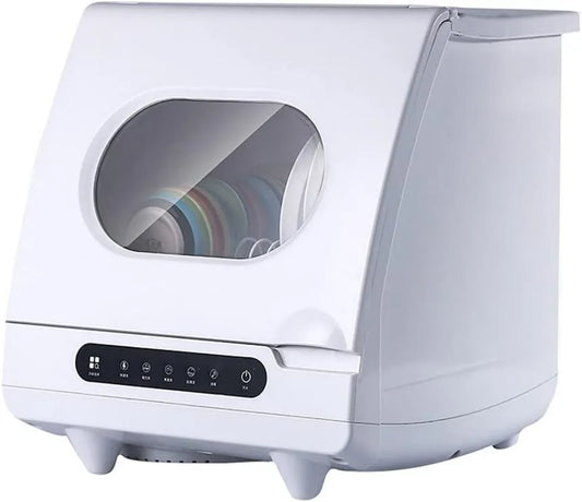 MNSSRN Máquina de lavar loiça, 1200 W, toque, pequeno consumo de energia requintado 1200W, Mini-Basket Uso doméstico inteligente automático