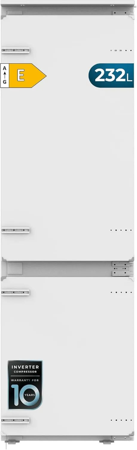 Cecotec Bolero CoolMarket Combi Frigorífico Combinado, 232 L, Classe E de energia, No Frost, Frigorífico com congelador, branco, 177 cm de altura