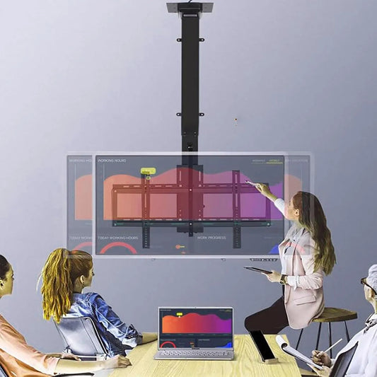 Generic suporte de TV de 75 polegadas, ecrã LCD, suporte de piso de TV LCD, com interruptor remoto, suporte de TV com alimentação