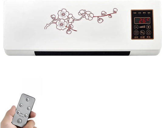 Generic Produto Silent unidade de refrigeração de parede com comando à distância, 1800W portátil Mini Split AC Aquecedor, sistema climático 2 em 1 eficiente em