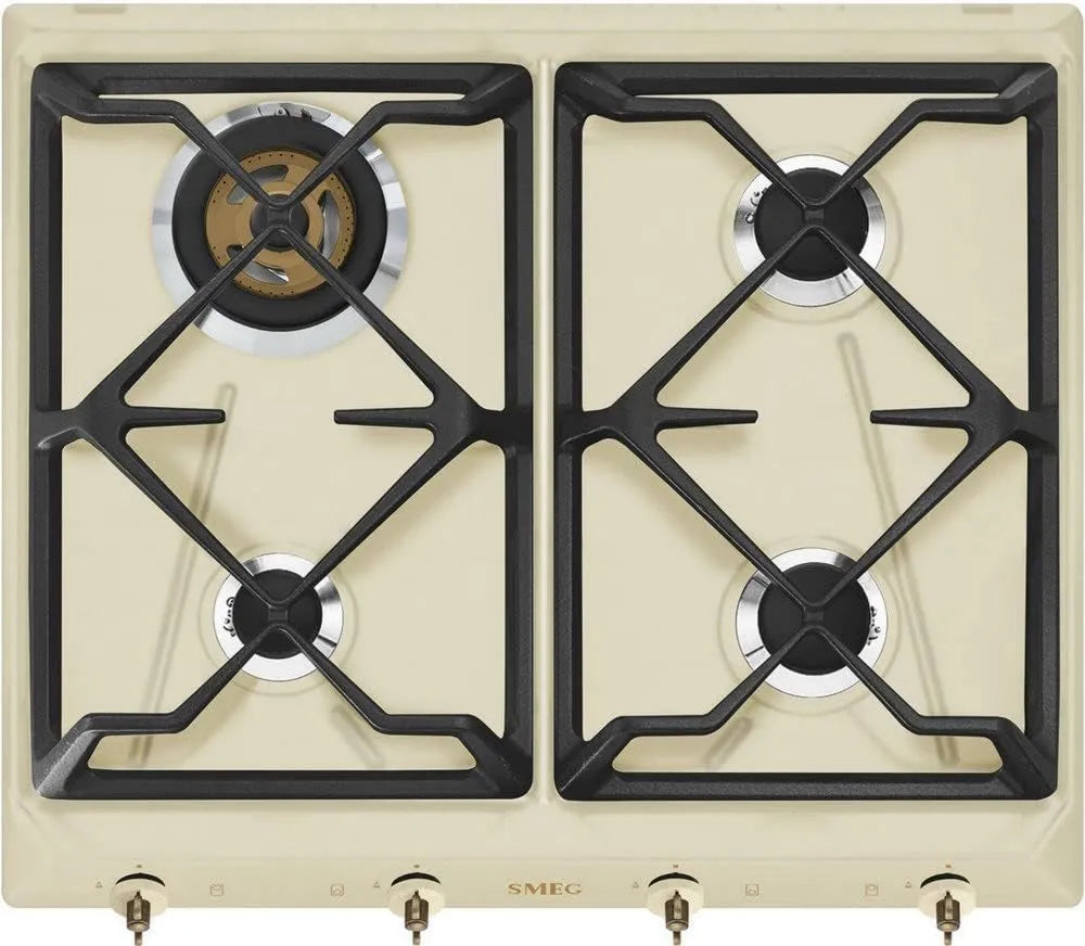 Smeg SRV864POGH placa de gás, mesa de cozinha a gás