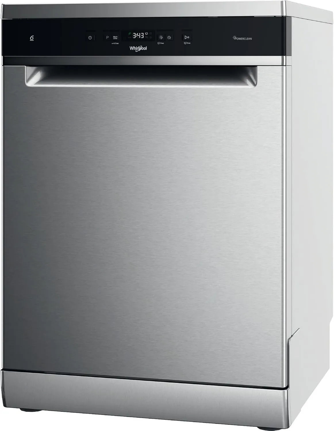 Whirlpool Máquina de lavar roupa WFC3C42Px, 60cm, 42dB, aço inoxidável, Máquina de lavar loiça 60cm 14 Capas 42db Aço inoxidável - WFC3C42Px