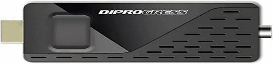 Smart TV H.265 DPT210HA, TV, HDMI, DVB-T2, preto, Decodificador Digital DIPROGRESS HDMI Stick TV DVB-T2 H.265 HVC 265 10 bits DPT210HA