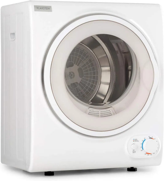 KLARSTEIN Dryer, 850 W, 5 kg, encastrado, de pé livre, temporizador, branco, Jet Set 2500, temporizador 20 a 200 minutos, ajustável até 60 °C, carregador