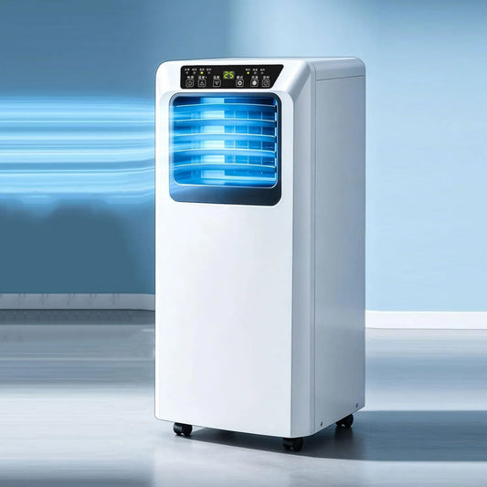 Generic Ar condicionado, portátil, temporizador, silencioso, até 350 m2, temporizador 24 h, silencioso e inteligente ar condicionado portátil - Modo ventilador
