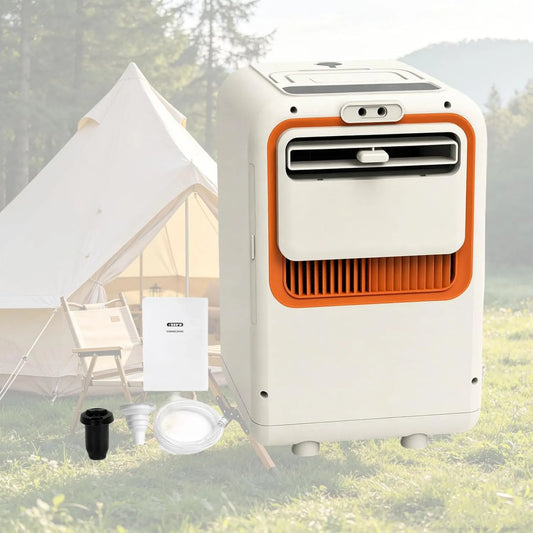 VExYTRRON Ar condicionado, Móvel, Camping, Transporte Handle e pessoal de refrigeração