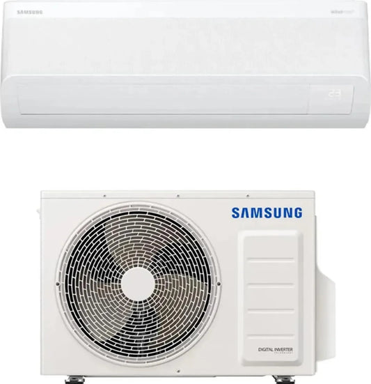 Samsung 12000 BTU, WindFree Comfort S2, SmartThings and AI, WiFi R32 AR60F12C1AWNEU+AR60F12C1AWxEU, GAS R32, A++ eficiência energética