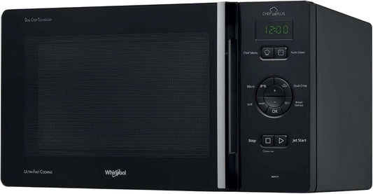 Whirlpool Microondas MCP345NB, 25 L, 800 W, grelha, microondas, preto, Microondas Grill 25l 800w Preto - MCP345NB