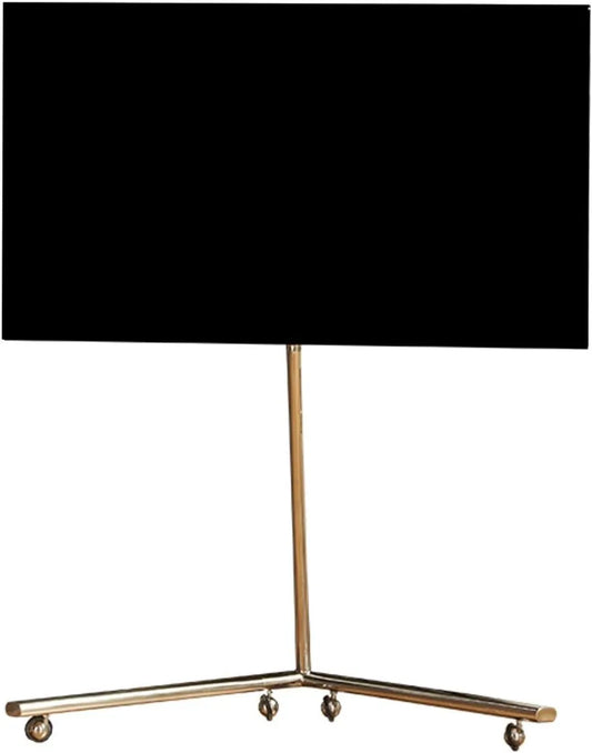 Generic suporte de TV, 85 polegadas, portátil, suporte de TV móvel, 360° rodando carrinho de TV e ajuste de altura para 40 a 85 polegadas de televisores